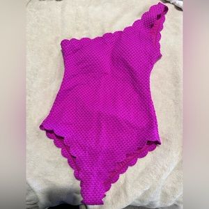 Full piece Pink Lily bathing-suit